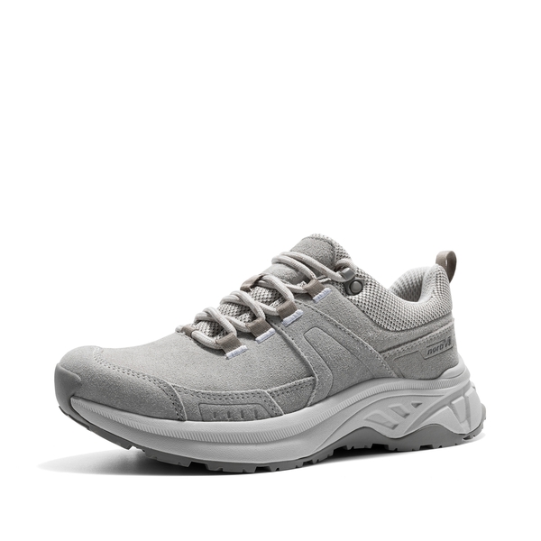 Women's Water-Resistant Lightweight Hiking Shoes - LIGHT GREY -  0